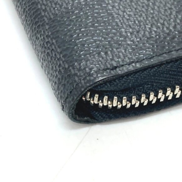 LOUIS VUITTON N63095 Zippy Wallet-Vertical Long Wallet Black/SilverHardware - Picture 14 of 16